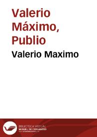 Valerio Maximo