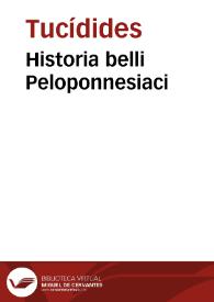 Historia belli Peloponnesiaci