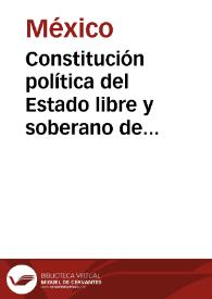 Constitución política del Estado libre y soberano de México, 27 de febrero de 1995