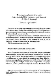 Tres mujeres en la vida de un santo (A propósito de 'Mártir sin nacer y santo sin morir' de Mira de Amescua
