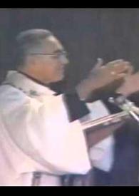 Imágenes de archivo sobre Monseñor Romero : 01. Fragmento de homilía. 1980