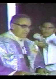 Imágenes de archivo sobre Monseñor Romero : 02. Recepción del Premio de la Paz Ecuménica Sueca. 9-2-1980