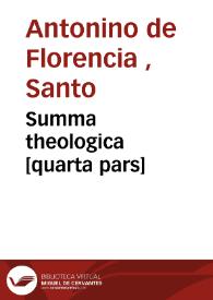 Summa theologica [quarta pars]