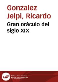 Gran oráculo del siglo XIX