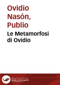 Le Metamorfosi di Ovidio