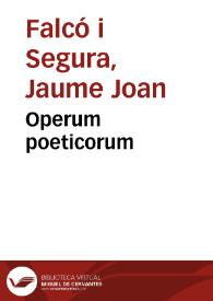 Operum poeticorum