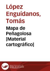 Mapa de Peñagolosa [Material cartográfico]