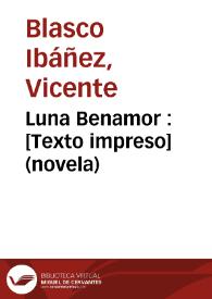 Luna Benamor : (novela)
