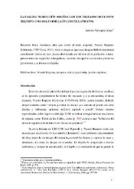 La fallida traducción española de los tratados de Vicente Requeno (1743-1811) sobre la encáustica  (1785-1799)