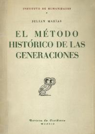 El método histórico de las generaciones