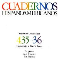 Cuadernos Hispanoamericanos. Núm. 435-436, septiembre-octubre 1986