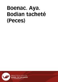 Boenac. Aya. Bodian tacheté (Peces)