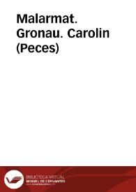 Malarmat. Gronau. Carolin (Peces)