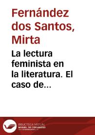 La lectura feminista en la literatura. El caso de Delmira Agustini