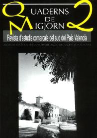 Quaderns de Migjorn : revista d'estudis comarcals del sud del País Valencià. Núm. 2, 1994-1995
