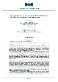 Estatuto de autonomía de Extremadura (2011)