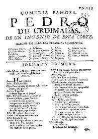 Pedro de Urdimalas