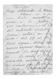 [Carta de Sofía Romero Rubio de Elizaga desde París a Enrique Danel. París, 9 de agosto de 1910]