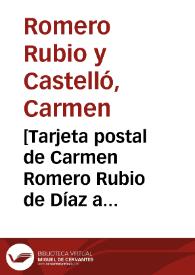 [Tarjeta postal de Carmen Romero Rubio de Díaz a Enrique Danel en México. París, 5 de junio de 1914]