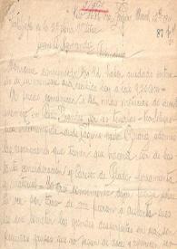 [Carta de Antonio Rábago al general Juan A. Hernández. Laguna (Coahuila), 12 de marzo de 1911]