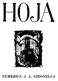 Hoja. Núm. 3, octubre 1948