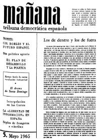 Mañana : tribuna democrática española. Núm. 5, mayo 1965