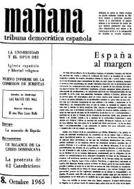 Mañana : tribuna democrática española. Núm. 8, octubre 1965