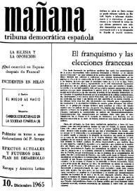 Mañana : tribuna democrática española. Núm. 10, diciembre 1965