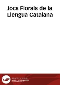 Jocs Florals de la Llengua Catalana
