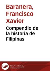 Compendio de la historia de Filipinas