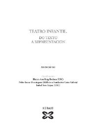 Teatro infantil. Do texto á representación