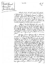 [Carta de José de la Cruz Sánchez tiene sitiada Ojinaga. Ojinaga (Chihuahua), 24 de marzo de 1911]