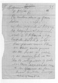 [Telegrafo de Abraham González a P. Rayna. Ciudad Guerrero (Chihuahua), 3 de marzo de 1911]