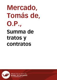 Summa de tratos y contratos