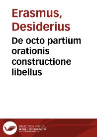 De octo partium orationis constructione libellus