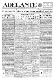 Adelante : Órgano del Partido Socialista Obrero [Español] (México, D. F.). Año III, núm. 50, 1 de marzo de 1944