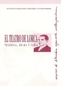 El teatro de Lorca. Tragedia, drama y farsa : actas del IX Congreso de Literatura Española Contemporánea, Universidad de Málaga, 13, 14, 15, 16, 17...