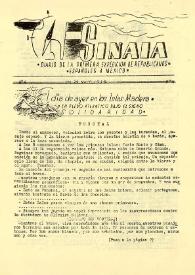 Sinaia : diario de la primera expedición de republicanos españoles a México. Núm. 4, 29 de mayo de 1939