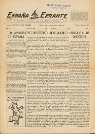 España Errante : órgano oficial del exilio español. Año II, núm. 3, junio de 1960