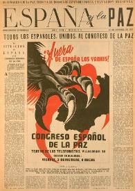 España y la paz. Año I, núm. 5, 15 de octubre de 1951