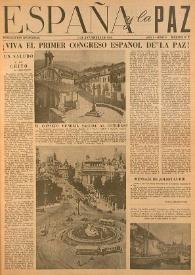 España y la paz. Año I, núm. 6, 1 de noviembre de 1951