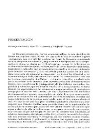 1616. Anuario de Literatura Comparada. Vol. 1 (2011). Presentación
