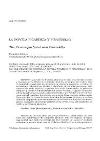La novela picaresca y Pirandello