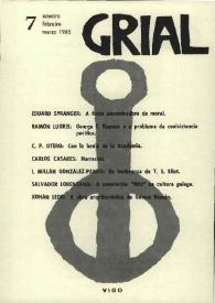 Grial : revista galega de cultura. Núm. 7, 1965