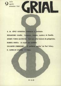 Grial : revista galega de cultura. Núm. 9, 1965