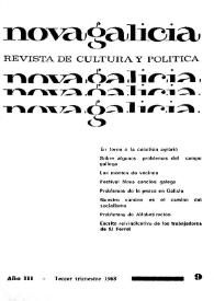 Nova Galicia : revista de cultura y política. Núm. 9, tercer trimestre 1968