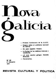 Nova Galicia : revista de cultura y política. Núm. 22, cuarto trimestre 1971