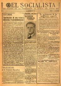 El Socialista (Argel). Núm. 6, 1 de octubre de 1944