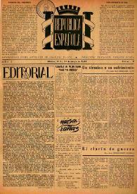 República Española. Año I, núm. 2, 31 de mayo de 1944