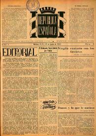 República Española. Año I, núm. 3, 15 de junio de 1944